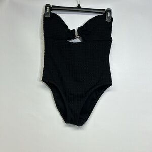 Shade & Shore Black Kids One Piece Swimsuit